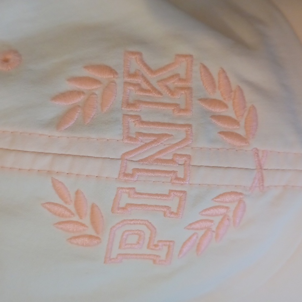 PINK Victoria's Secret Pale Peach Hat - Picture 2 of 5